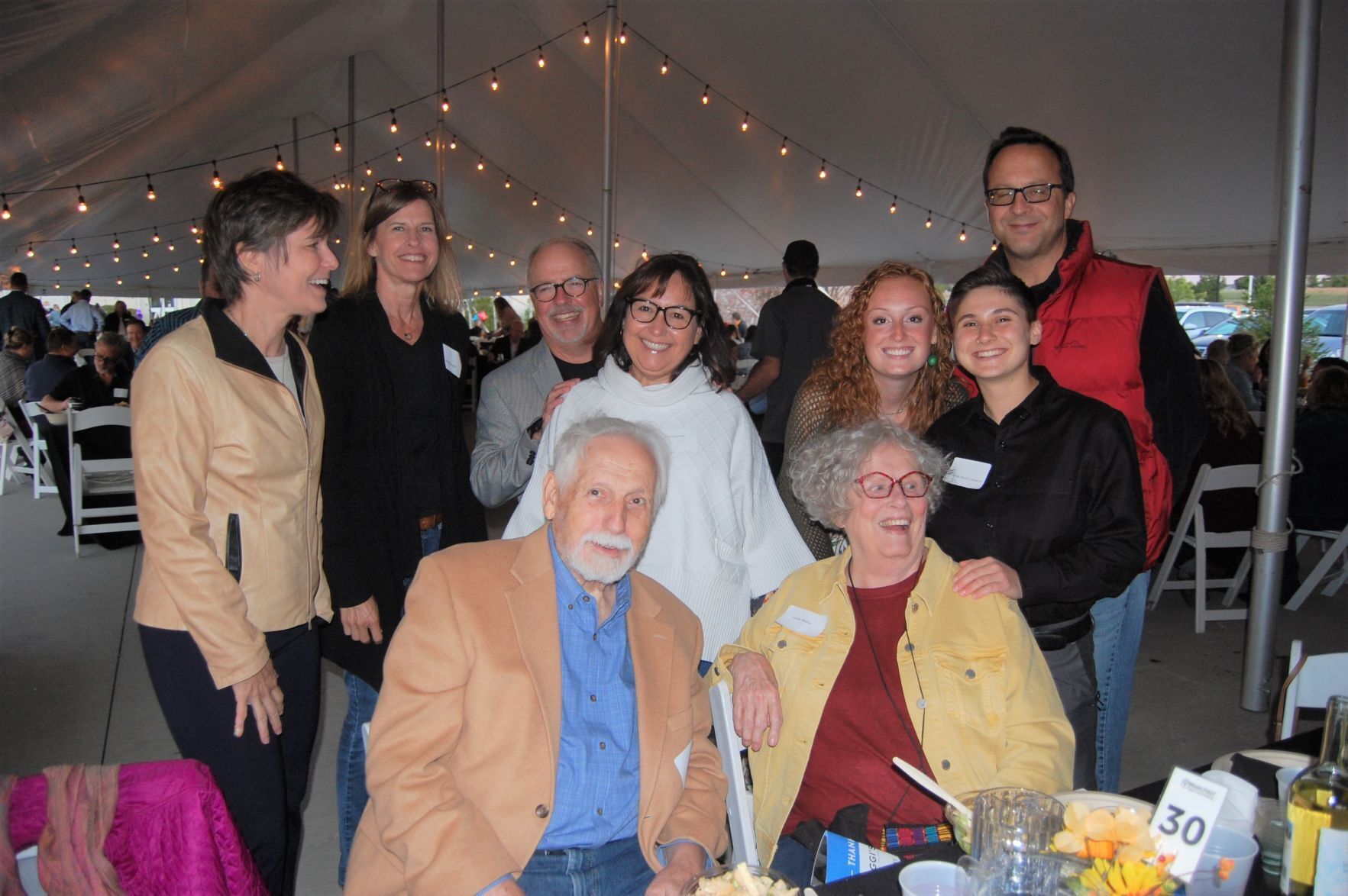 Heartland Community College President Keith Cornille with wife Falicia and friends